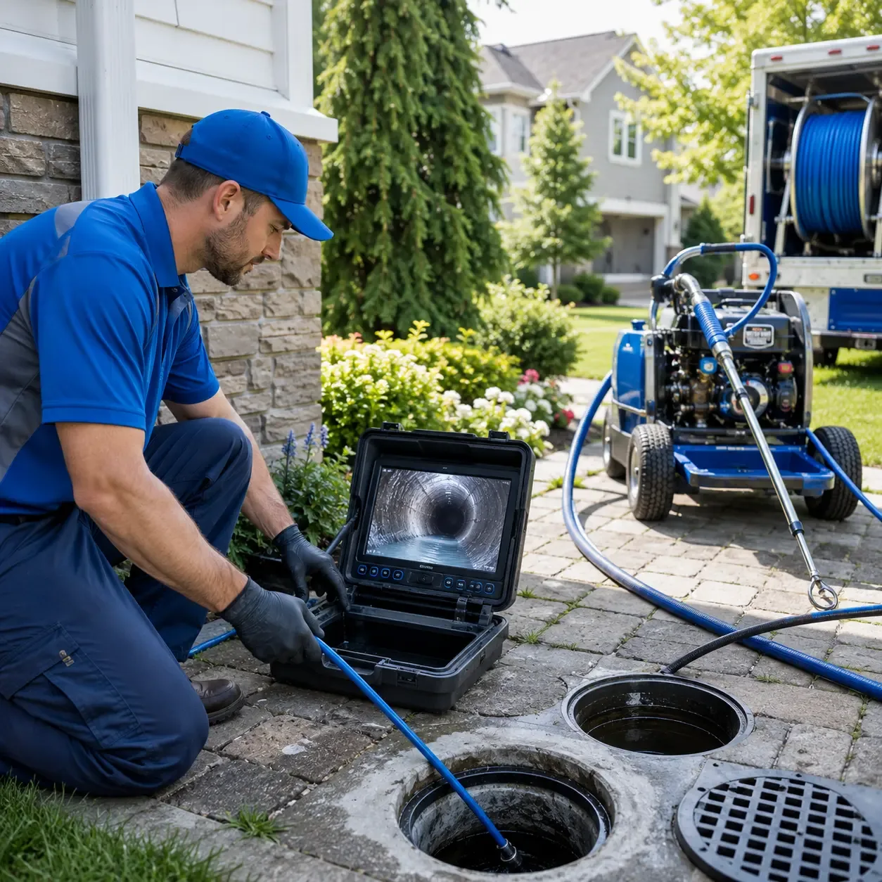 Outdoor drain cleaning professionals serving Flomaton, AL
